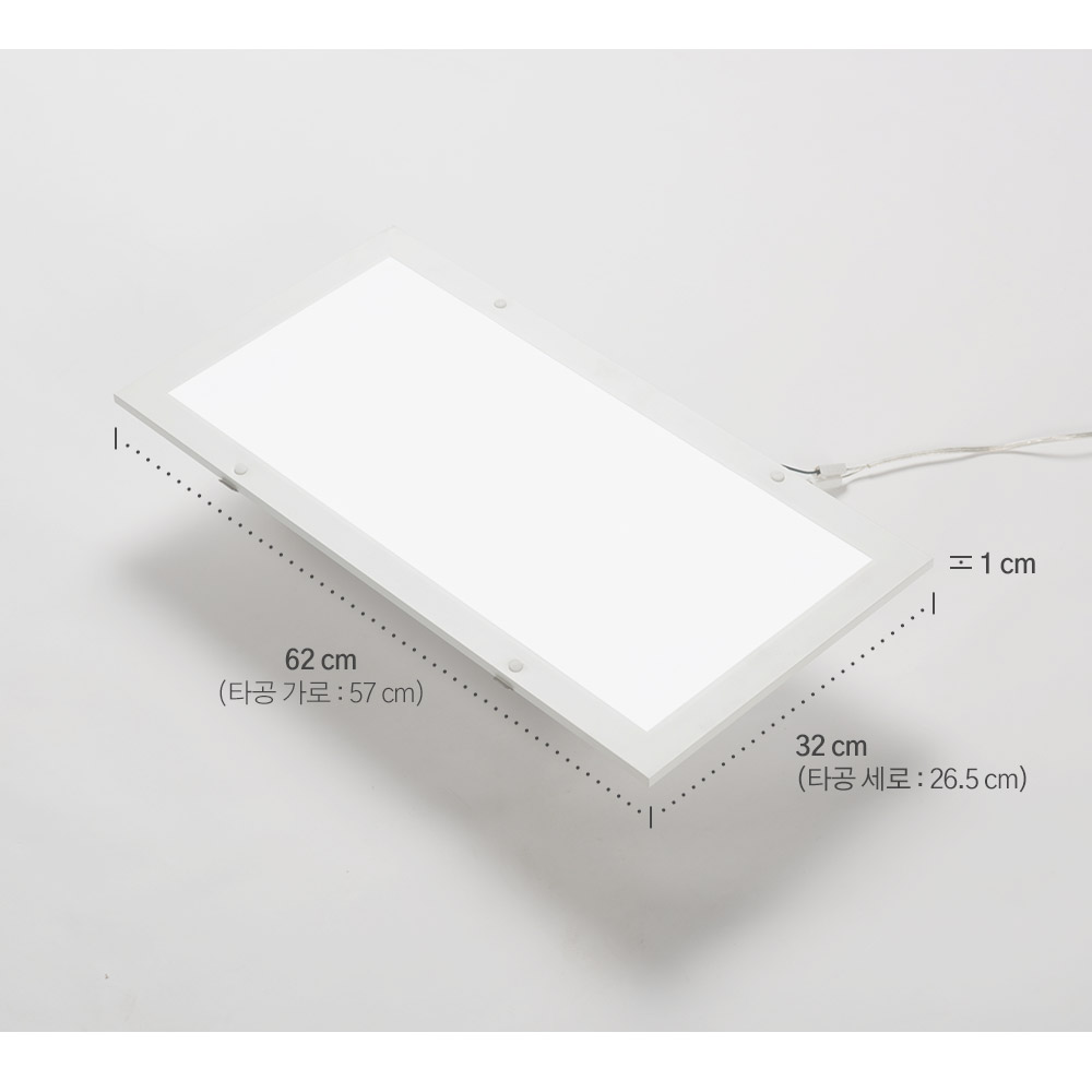 LED 면조명 M바(클립형) 620x320 25W 사무실 조명 이미지 6