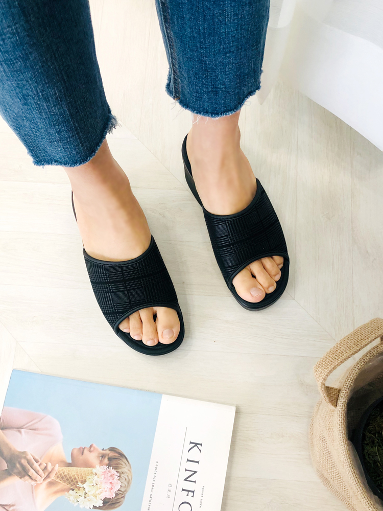 발편한슬리퍼 쿠션 통굽 키높이 여성 사무실슬리퍼