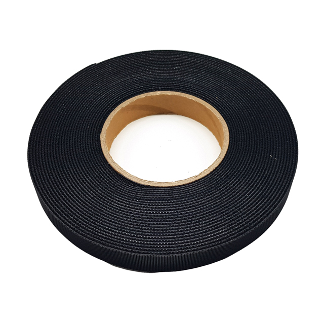 폭 2cm 전선 케이블정리 암수한몸양면벨크로 검정색 슬림형 3미터x1롤