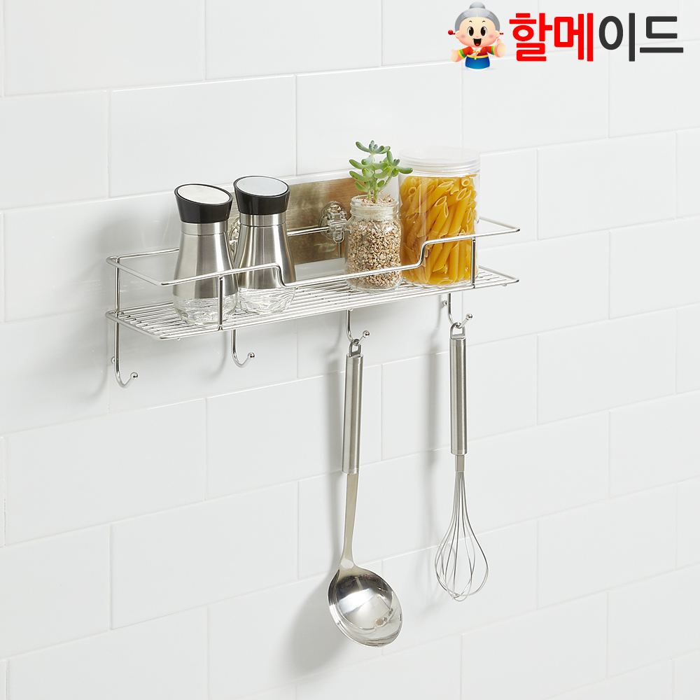 할메이드 매직후크 주방선반 다용도걸이 - 상세 이미지 4