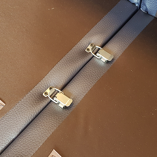 스코나 커스터 천연 통가죽 4인 소파