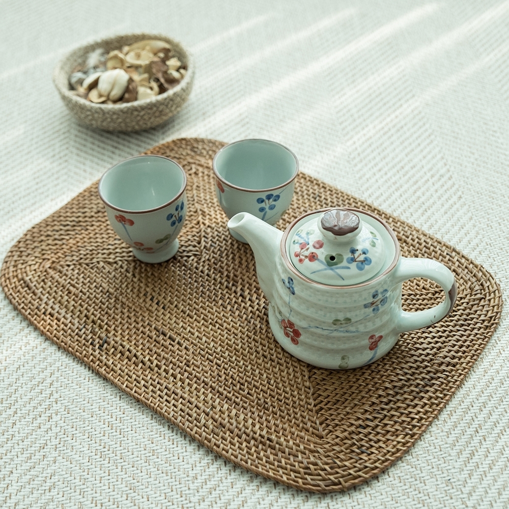 라탄 테이블매트 4size 원목 개인식탁보 30cm - 상세 이미지 2