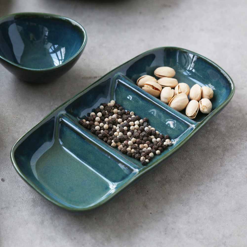 까사무띠 세나 3칸나눔접시 22cm