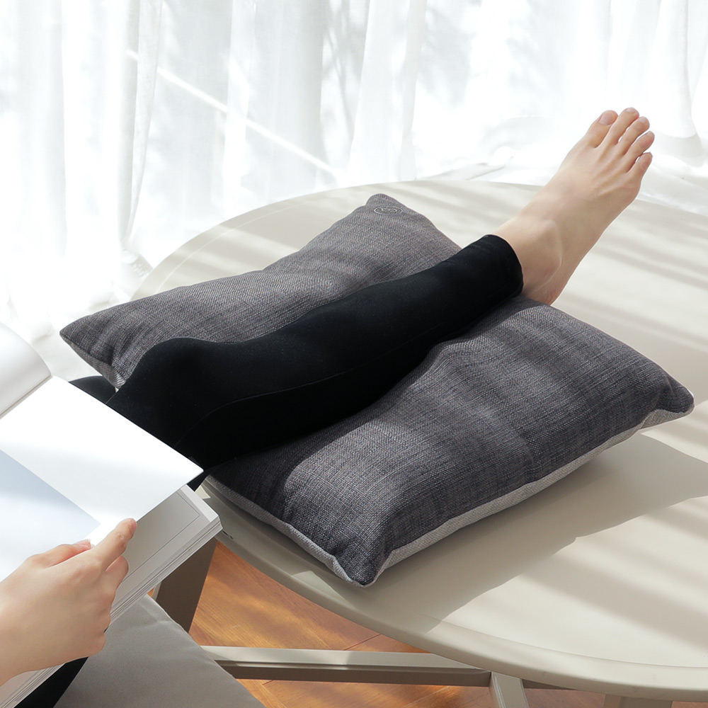 오아 쿠션 안마기 L 무선 미니 쿠션형 마사지 기계 목 어깨 종아리 허리 전신 마사지기