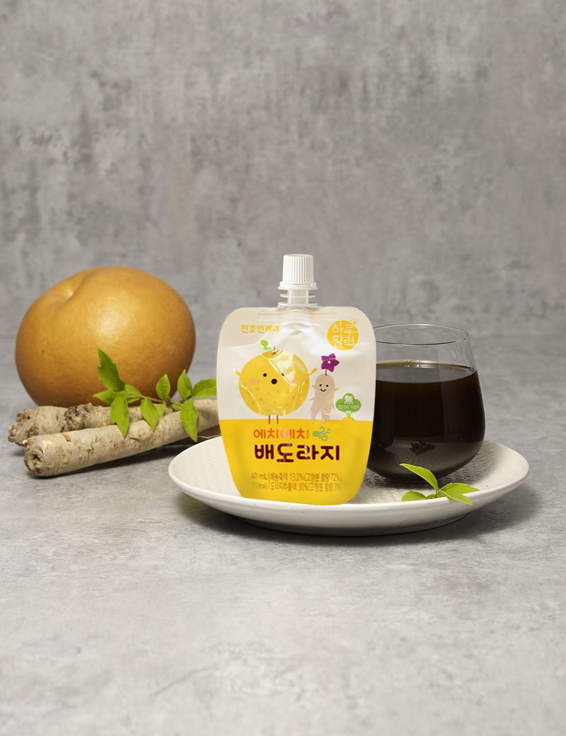 천호엔케어 어린이 국산 배 약도라지 에치에치 도라지배즙 40ml X 30개입 - 상세 이미지 2