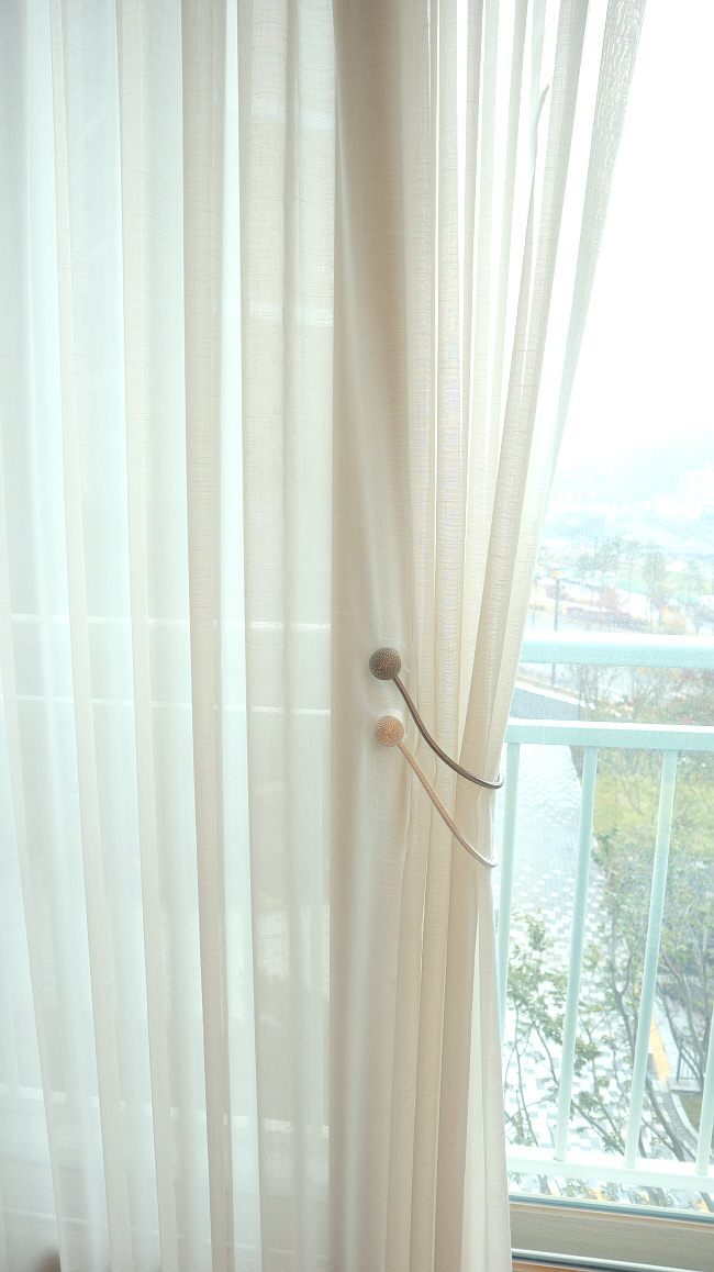 코지앳홈샵 방울자석 커튼 타이백2종 2개1set