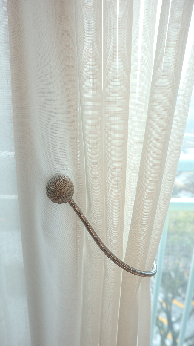 코지앳홈샵 방울자석 커튼 타이백2종 2개1set