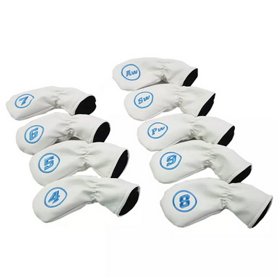 허스키 가죽 아이언커버 세트 골프채커버 골프클럽커버