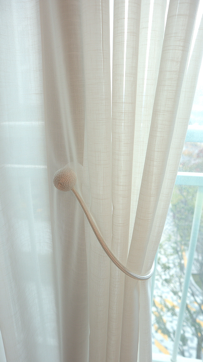 코지앳홈샵 방울자석 커튼 타이백2종 2개1set