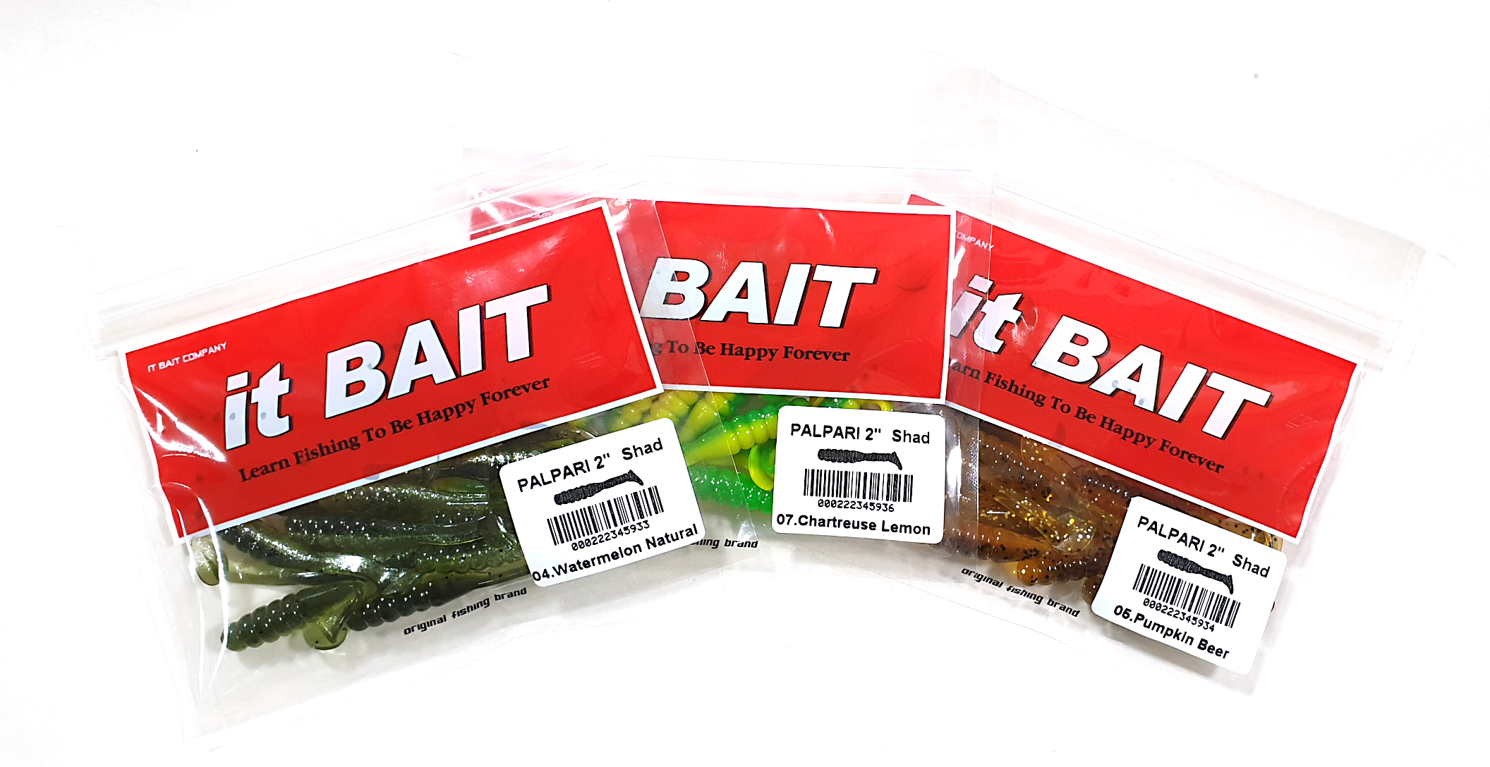 팔팔이웜 16ea 투톤 2인치 / PALPARI 2 /  지퍼백포장 / 팔팔이웜 / 쏘가리글럽 / 글럽웜 / it bait - 상세 이미지 3