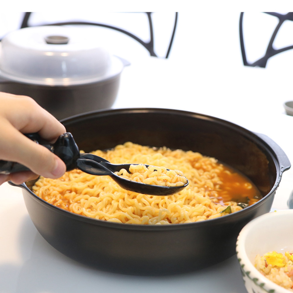전자레인지용 찜기 계란찜기 라면용기 뚜껑세트 대형 2컬러 - 상세 이미지 3