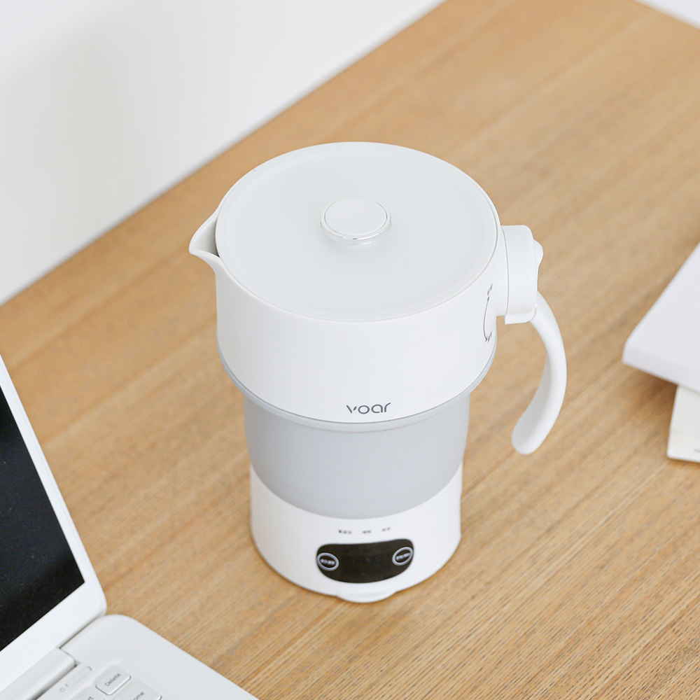 보아르 이지전기포트M1 접이식 분유포트 휴대용 커피 미니 여행용 온도조절