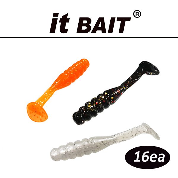 팔팔이웜 16ea 2인치 / PALPARI 2 /  지퍼백포장 / 팔팔이웜 / 쏘가리글럽 / 글럽웜 / it bait - 상세 이미지 2
