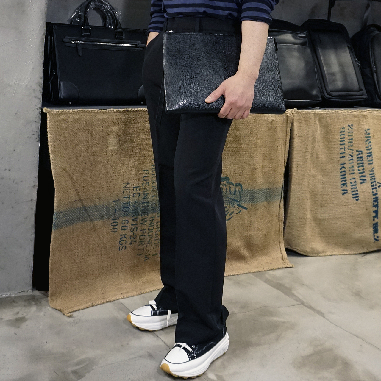 소가죽 남자 클러치백 손가방 파우치 일수가방 남성 가죽 핸드백 맨스백 세컨백 - 상세 이미지 2
