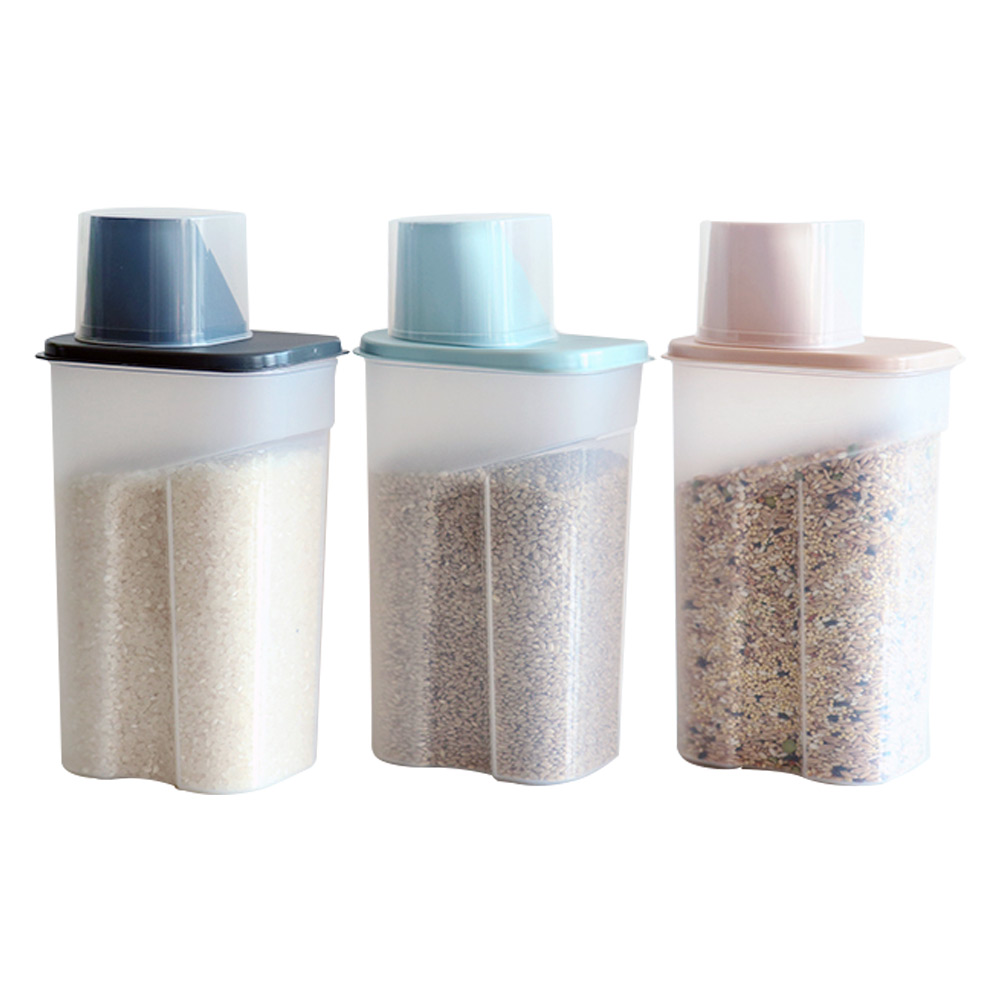 다용도 잡곡통 밀폐 냉장용기 시리얼통 1,500ml 3종 - 상세 이미지 5