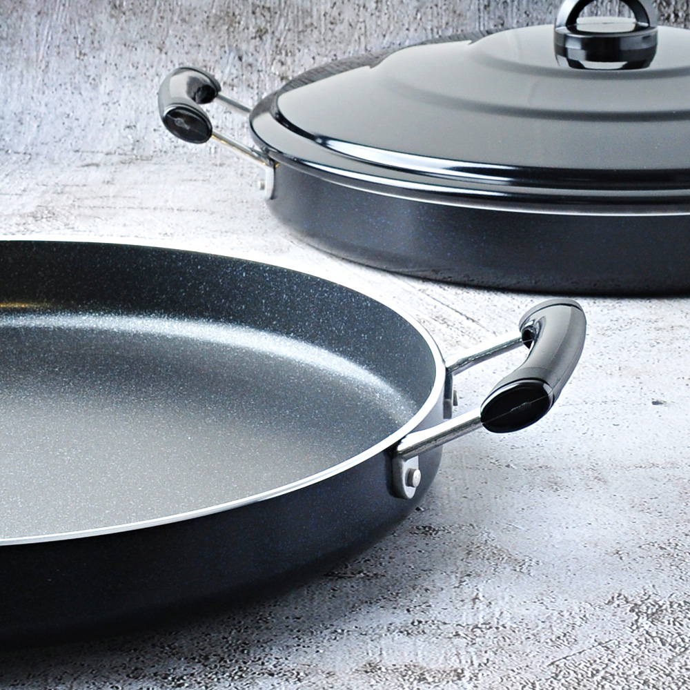 베이직 전판 대형 업소용 닭갈비 팬 판 원형 40cm, 하단만 - 상세 이미지 2