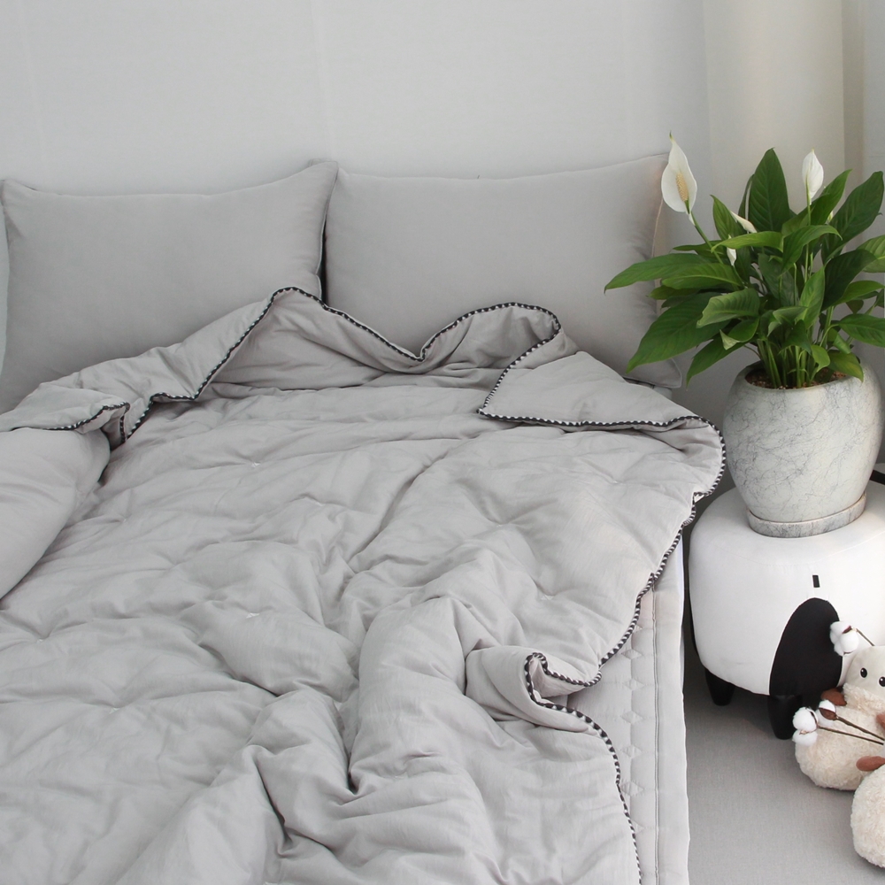 큐브 모달 알러지케어 털안붙는 간절기이불 SS