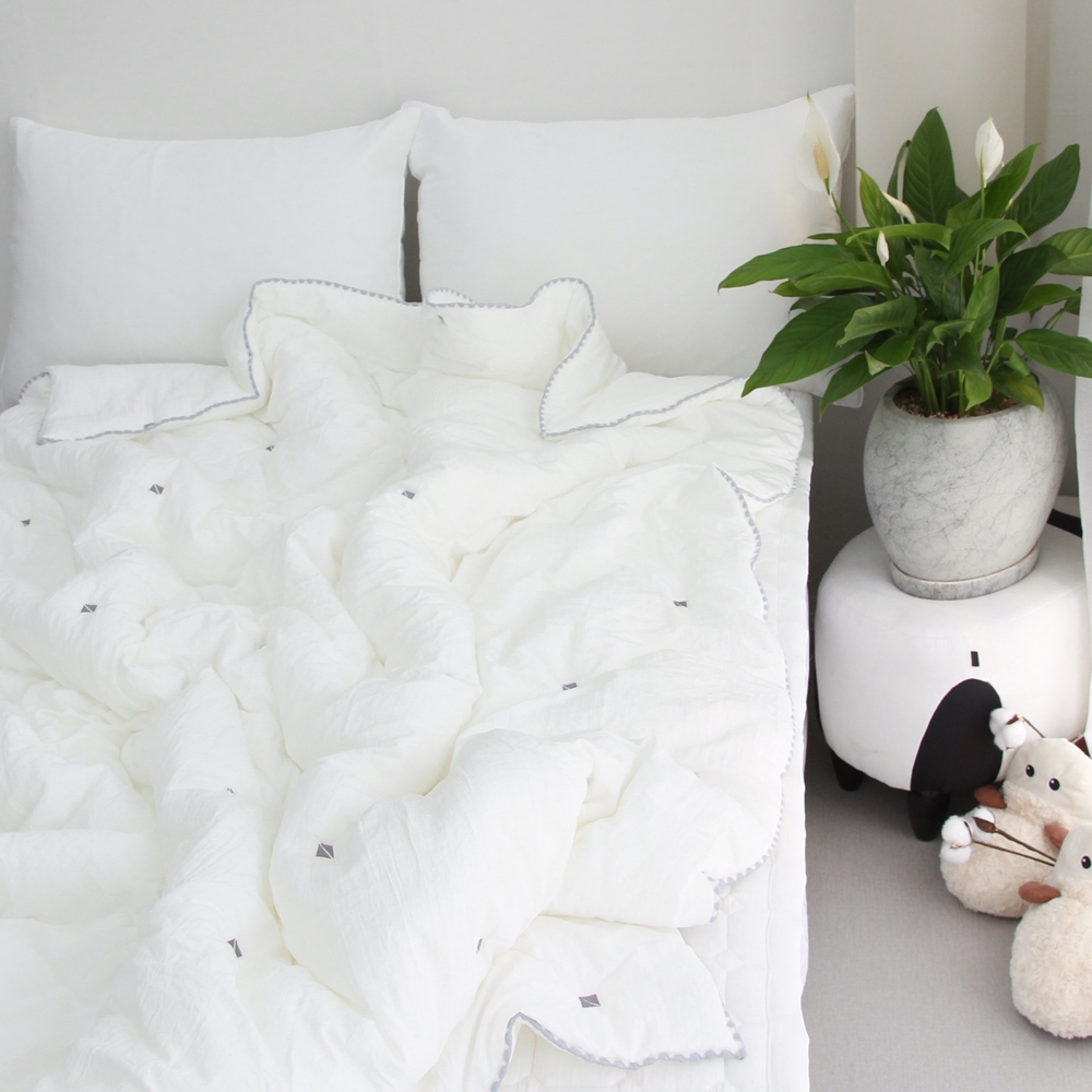 큐브 모달 알러지케어 털안붙는 간절기이불 SS