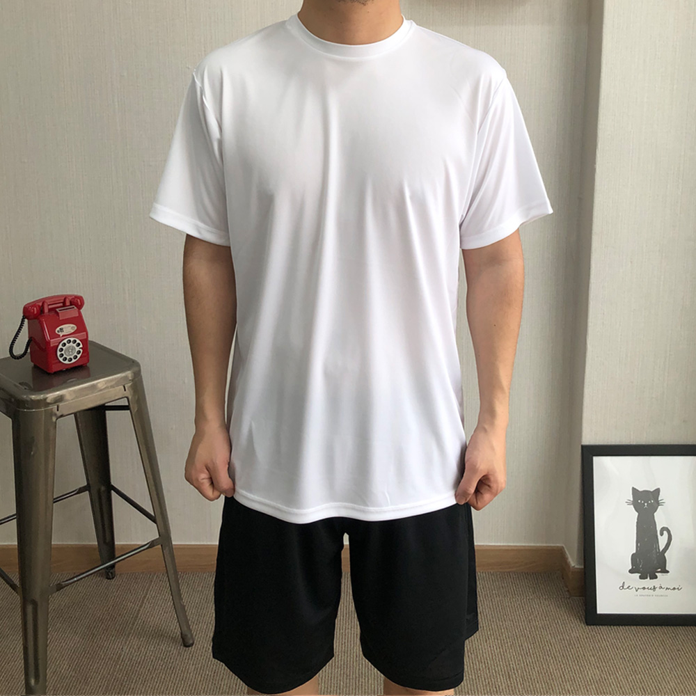 라이트 기능성 반팔 드라이 러닝 쿨티 쿨론 운동 헬스 티셔츠 이미지 2