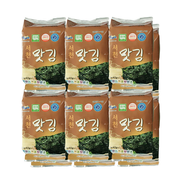 서래야 서천김 재래 도시락김 4g 72봉 - 상세 이미지 2