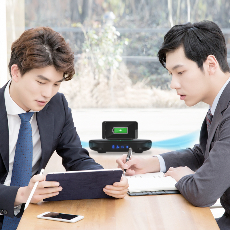 더존 휴대폰 무선충전거치대 겸용 공기청정기 WA-100 - 상세 이미지 4