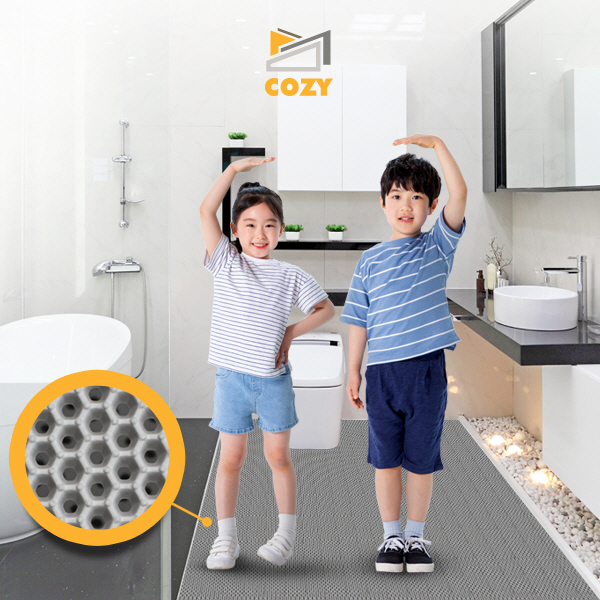 코지 욕실 화장실 미끄럼방지 매트 120x100cm 등