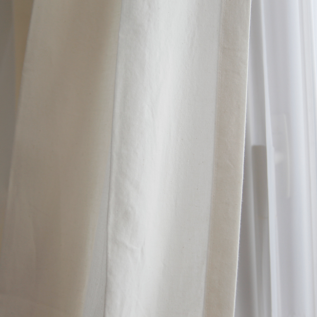 소프트 커튼-내츄럴 무지 아이방 여아 남아 작은방