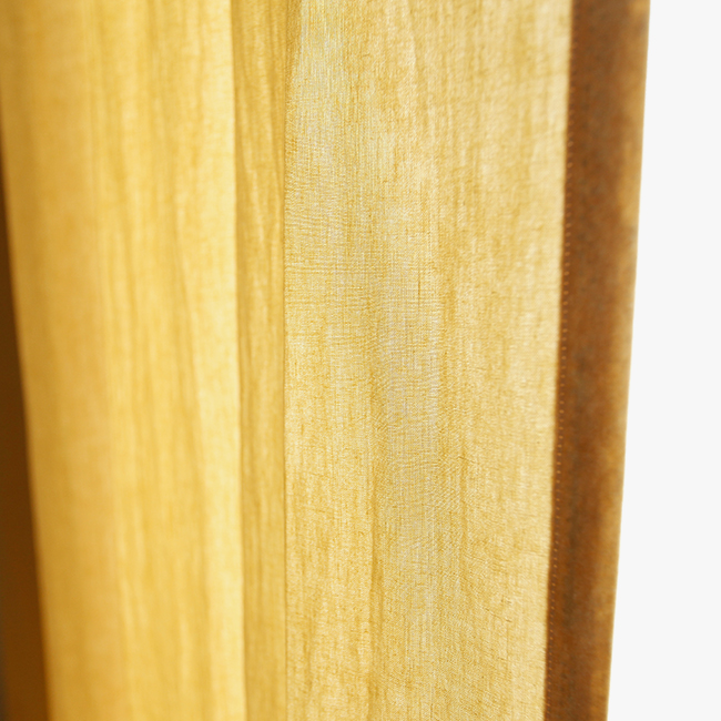 바이아미 레트로 린넨 커튼 옐로우 솔리드 아이방 거실