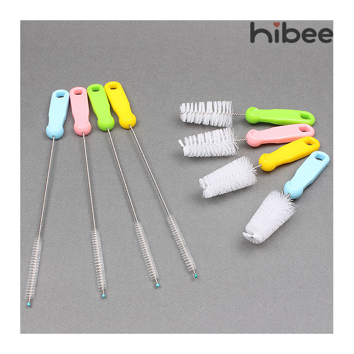 100%국내제조 (1+1) 하이비 다용도 텀블러전용 세척솔세트 콜드컵 보온보냉병 물병 빨대 - 상세 이미지 3