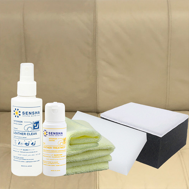 센샤 가죽클리너 보호제 시트 소파 청소 얼룩 제거 세정제 천연 인조 쇼파클리너