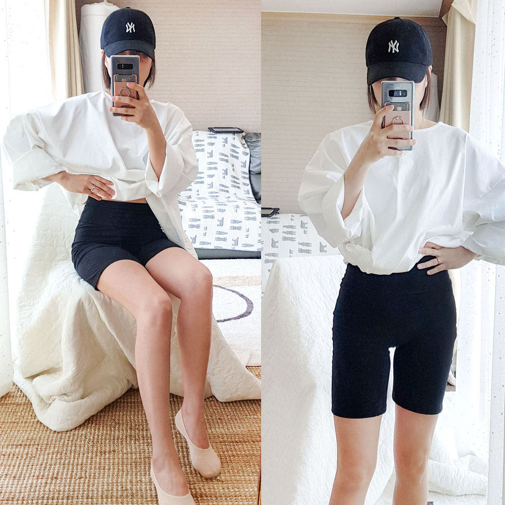 더수 더수 여성 드로즈 올인원 속바지 네모팬티 사각팬티 하이웨스트
