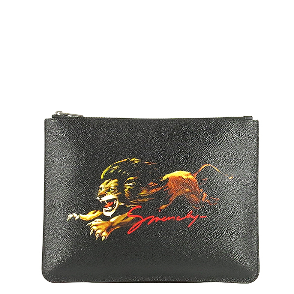 GIVENCHY(지방시) BK600JK0G9 블랙 컬러 레오 프린팅 클러치겸 파우치 [하남미사점] : 고이비토
