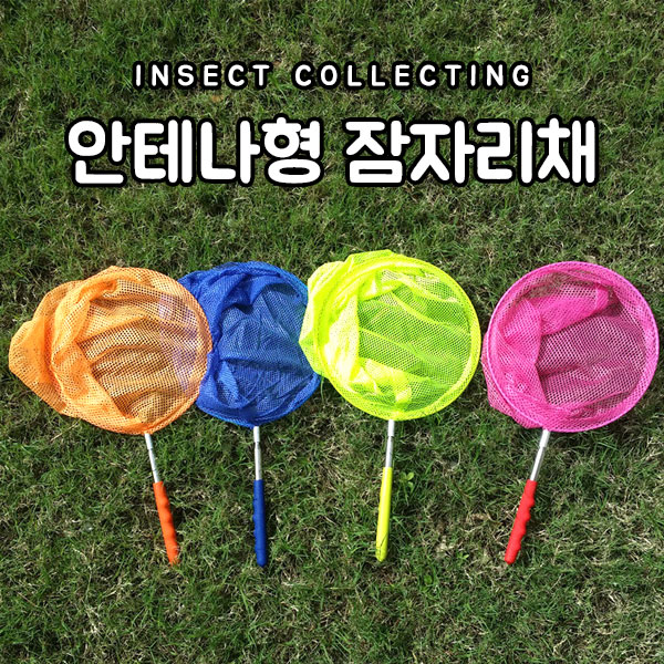 일반형 안테나 잠자리채 접이식 곤충채집 채집망 길이조절 채집채 뜰채 체험 학습 - 상세 이미지 2