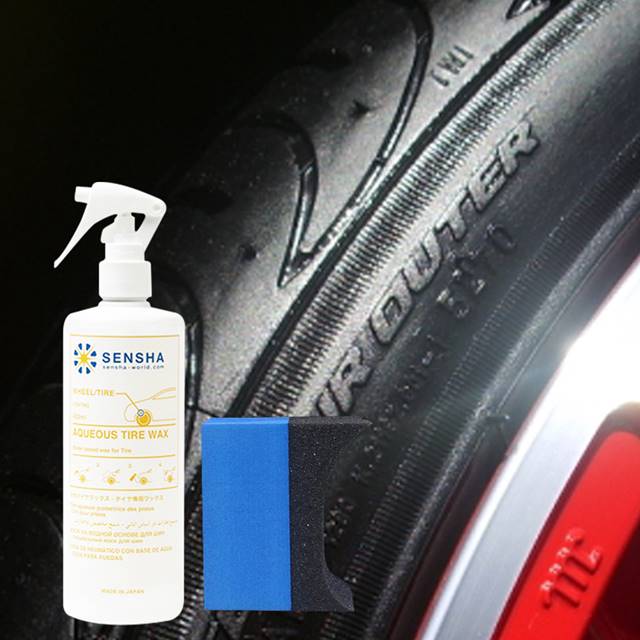 센샤 타이어광택제 타이어 코팅제 드레싱 수성 타이어왁스 400ml