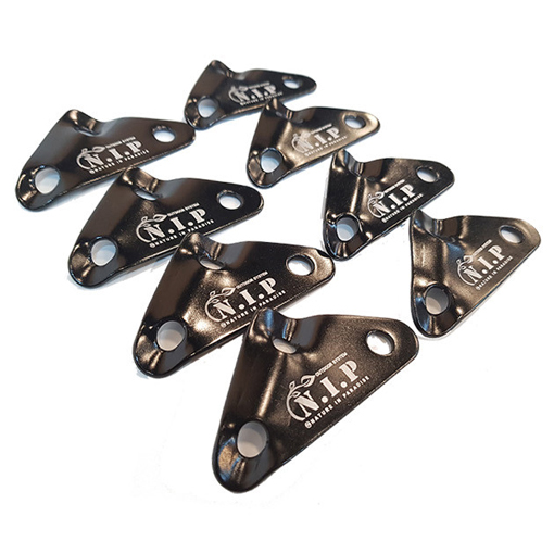 N.I.P 스트링 스토퍼 블랙 10개 1세트 6mm 땅콩스토퍼 - 상세 이미지 3