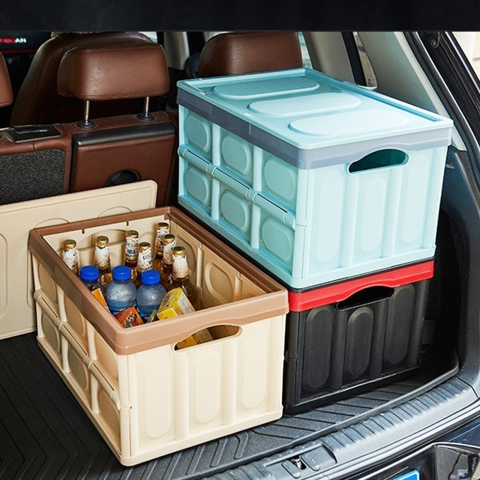 비블코리아 심플 폴딩 다용도 수납함 블랙 30L / 56L