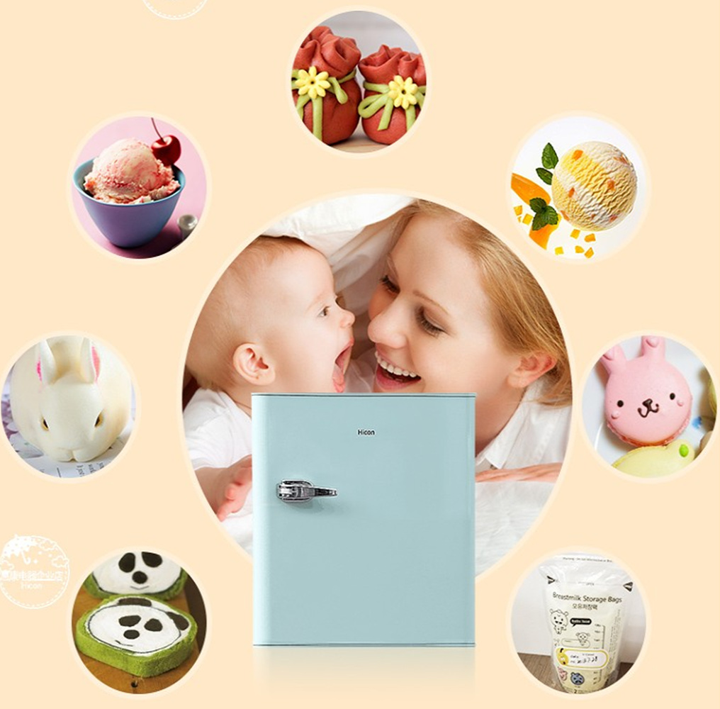 서랍형 미니 소형 냉동고 40L 작은 아이스크림 가정용 초소형 서랍식 캠핑 얼음