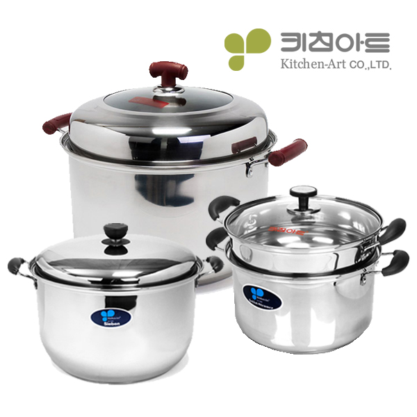 키친아트 스텐 곰솥 지벤 대형들통 큰냄비 28cm - 상세 이미지 2