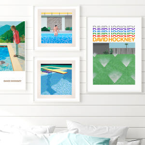 데이비드 호크니 캔버스 그림 액자 인테리어 작품 포스터 A4 솔직 후기 | 실제 배치 사진 포함 - 상품 이미지 4