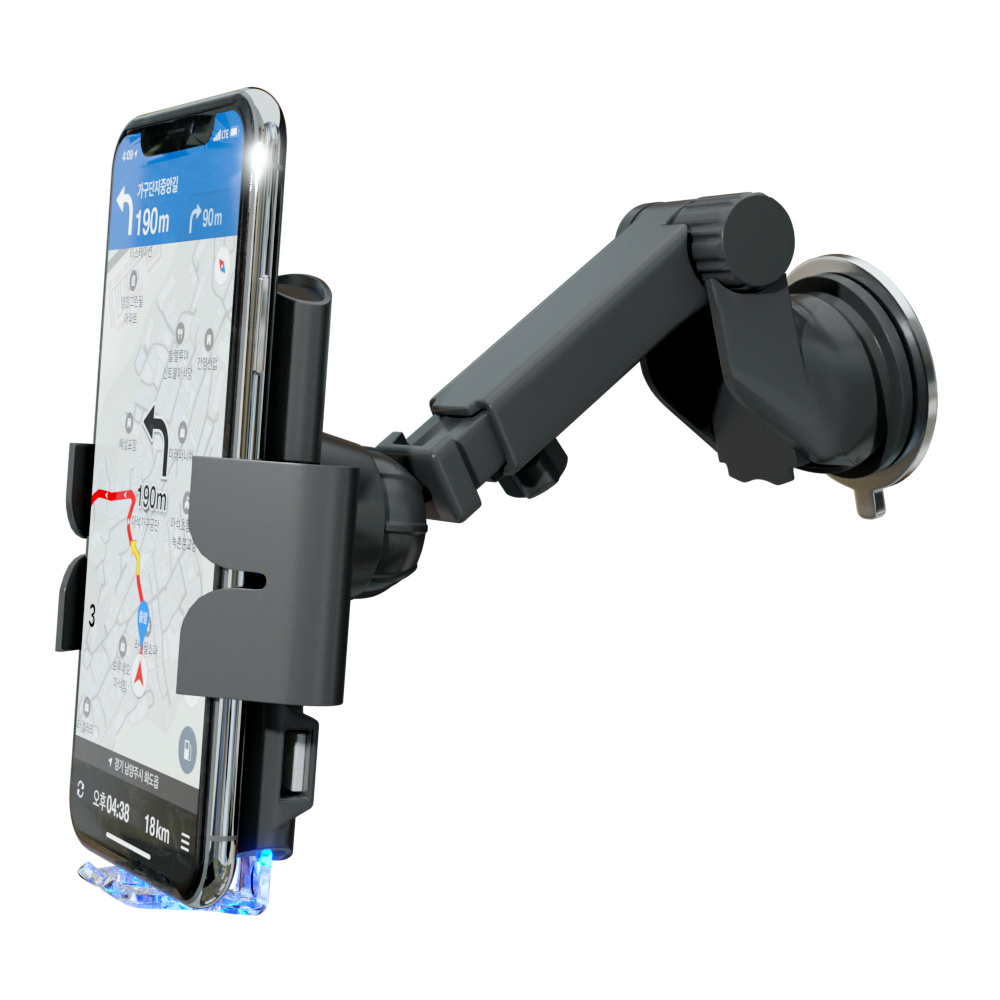 차량용 듀얼 고속 무선 충전 스마트폰 거치대 초고속 충전기 유무선