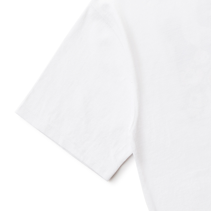 Friends BT21 line flower white short-sleeved T-shirt