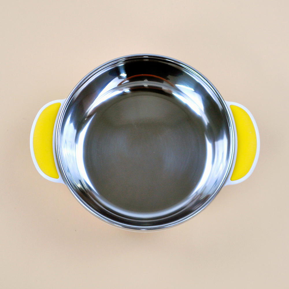 화이트 미피 논슬립 스텐대접 유아 캐릭터 식기 어린이집 유치원 준비물 국그릇 밥그릇