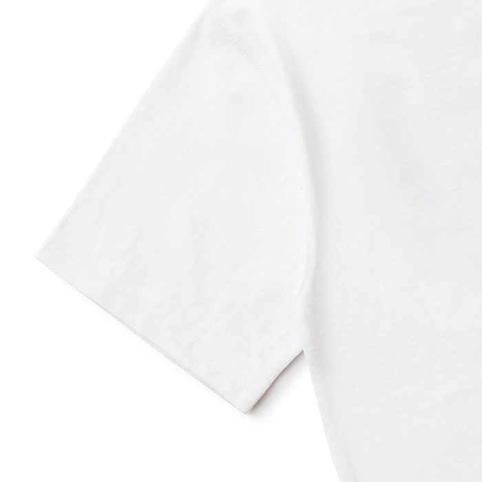 Friends line BT21 flower logo on white short-sleeved T-shirt
