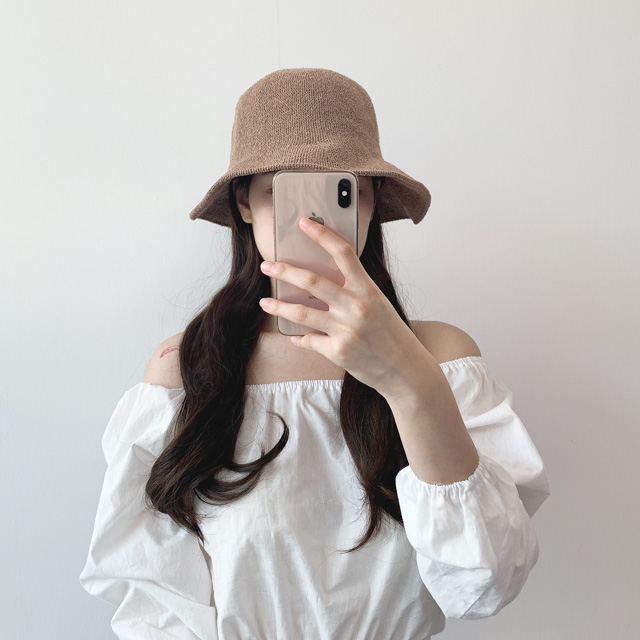 [당일출고] 선데이 밀짚 벙거지 바캉스 여름 모자 버킷햇 5color 상세 이미지 29