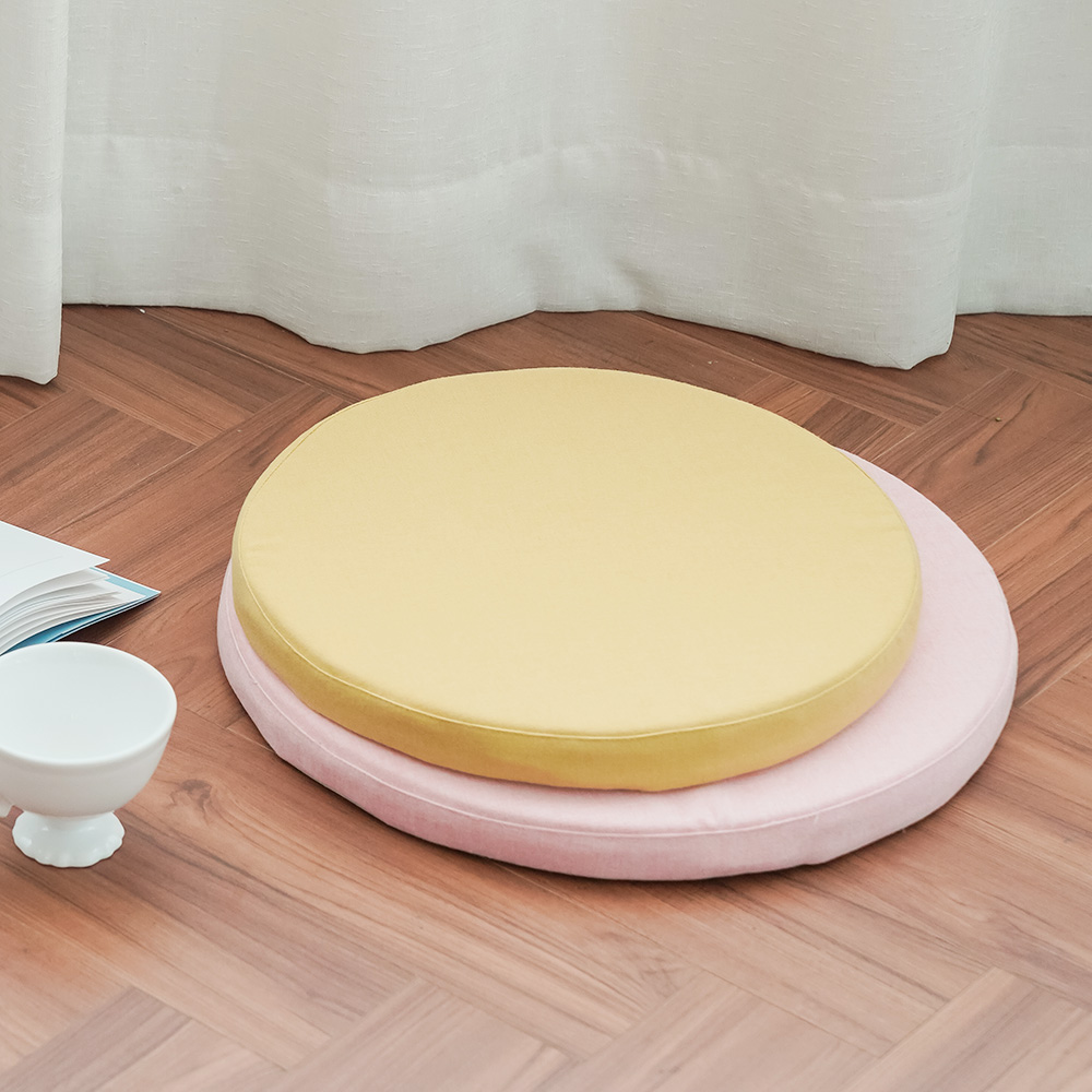 인테리어 라텍스 원형방석 식탁의자방석 벤치 쇼파 쿠션방석