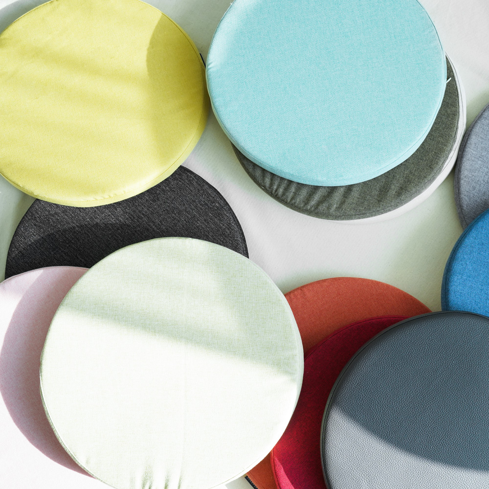 인테리어 라텍스 원형방석 식탁의자방석 벤치 쇼파 쿠션방석