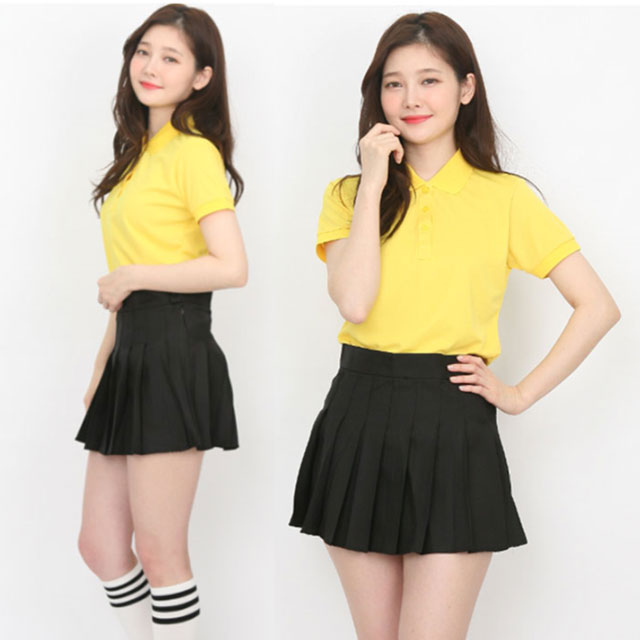 (15color)쿨론기능성카라 pk반팔티셔츠 팔시보리,주머니없음 가게 식당 서빙유니폼 단체 주방 카페 홀서빙복 - 상세 이미지 3