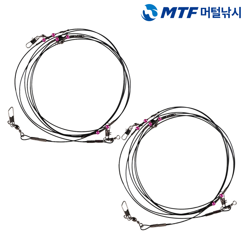 MTF 꼬임방지 우럭 채비 2단 3단 - 상세 이미지 2