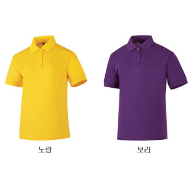 (15color)쿨론기능성카라 pk반팔티셔츠 팔시보리,주머니없음 가게 식당 서빙유니폼 단체 주방 카페 홀서빙복 - 상세 이미지 4
