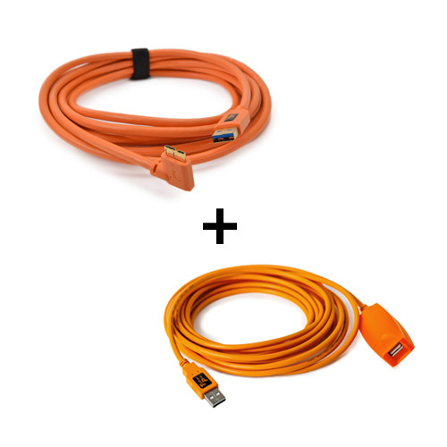 TetherPro USB 3.0 케이블RT+USB3.0 연장선